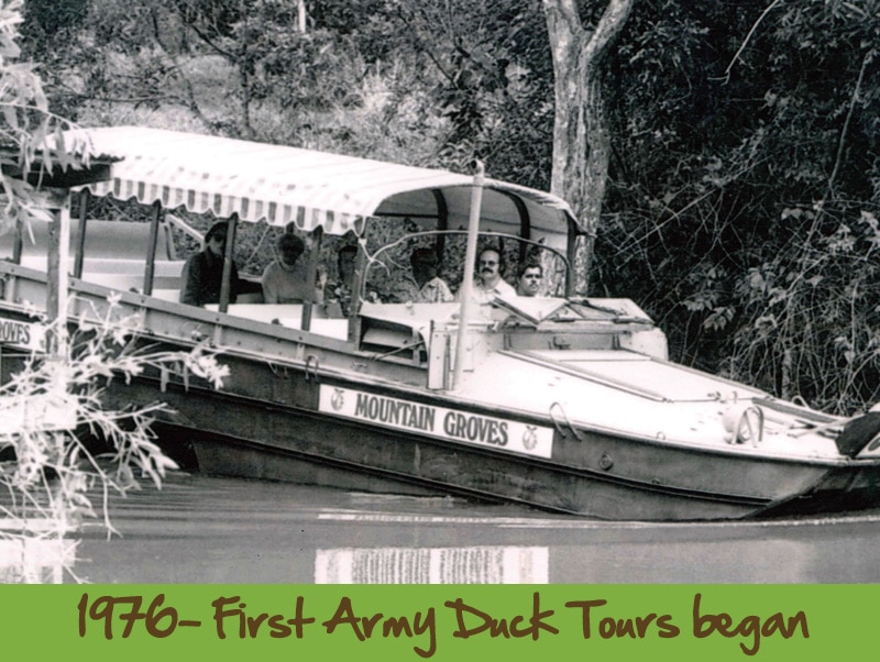 rainforestation 1970s army duck tours